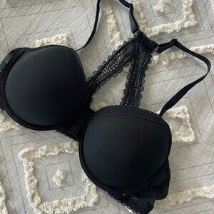 Black Lace Bra